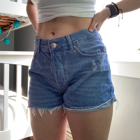 Distressed Jean Shorts - Picture 2 of 7